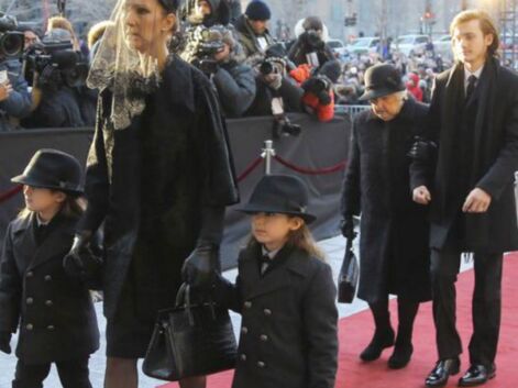 Photos : Céline Dion, ses derniers instants avec René Angélil à ses obsèques