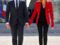 Brigitte Macron en blazer rouge de couturier 