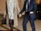 Brigitte Macron en robe en dentelle blanche