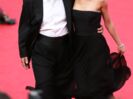 Thierry Ardisson et Audrey Crespo-Mara lors de la montée des marches au Festival de Cannes (2012)