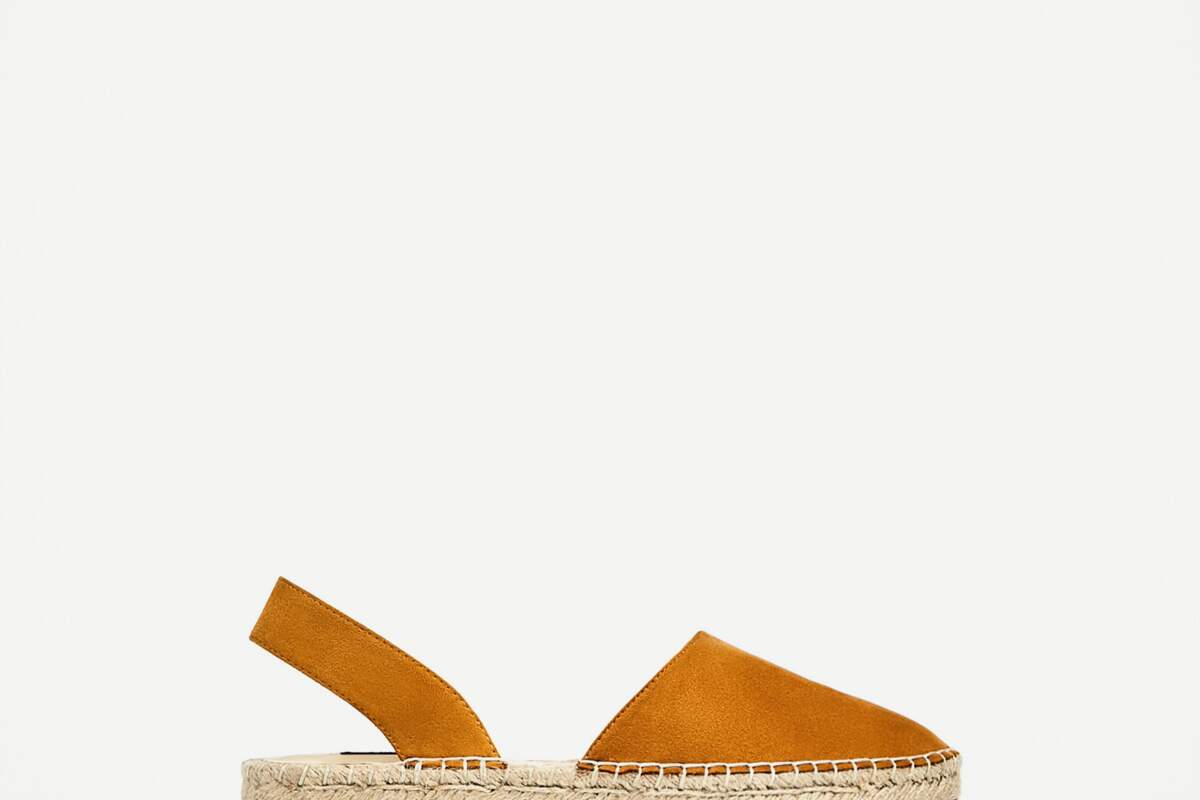 Espadrille best sale jaune moutarde