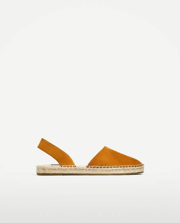 espadrille jaune moutarde