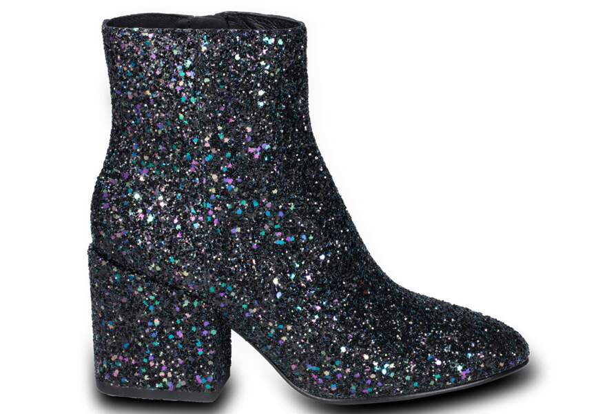 bottines paillettes kiabi