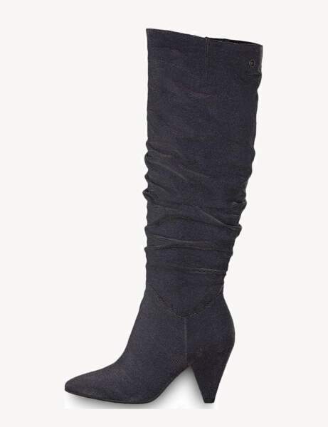 bottes plissées