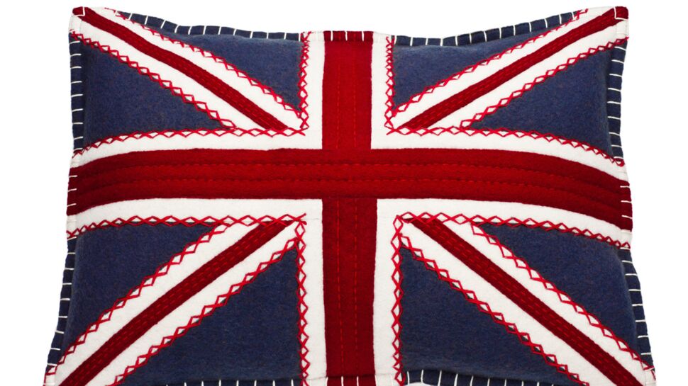 Un coussin drapeau anglais