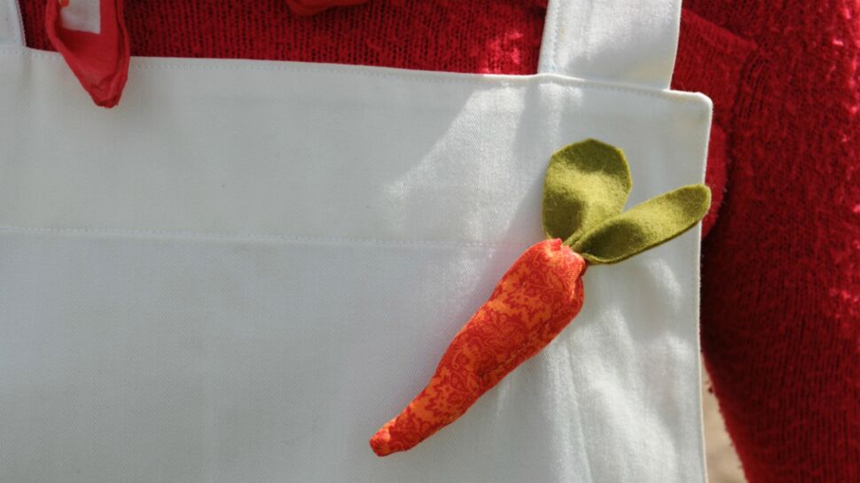 Bijou primeur : une broche carotte