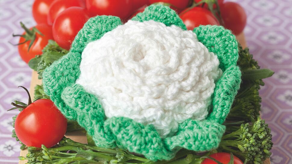 Crochet : je fabrique des choux-fleurs