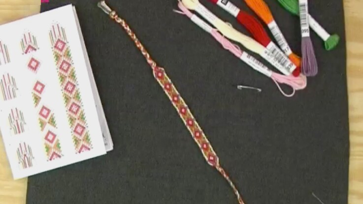 Un bracelet brésilien losange