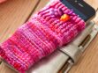 Je tricote un étui de portable