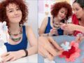 Vidéo : Blandine Bellavoir customise une lampe en origami