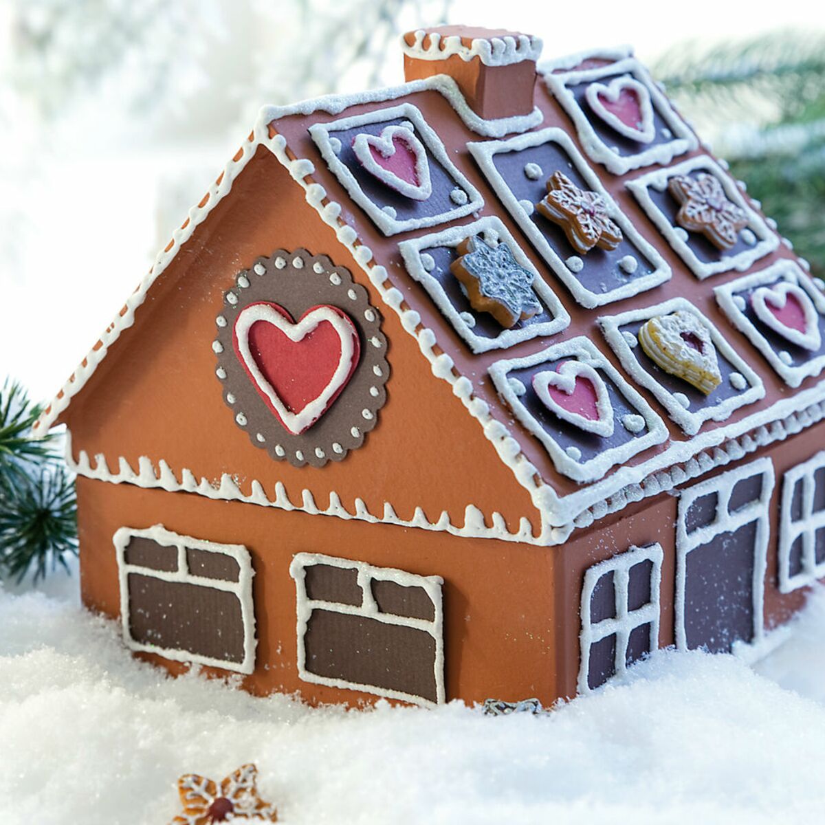 Maison en pain d'épices 430cm pour vos décors sur le thème de Noël