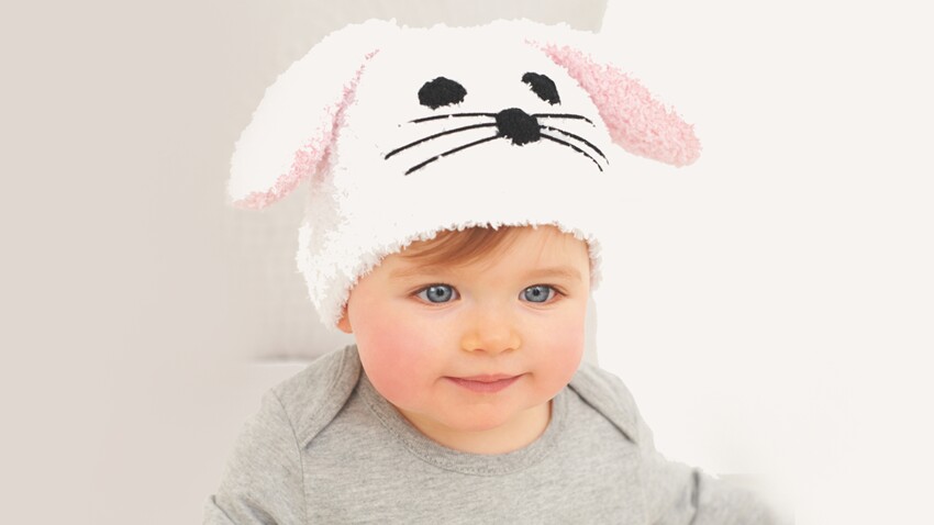 Un Bonnet Petit Lapin A Tricoter Femme Actuelle Le Mag