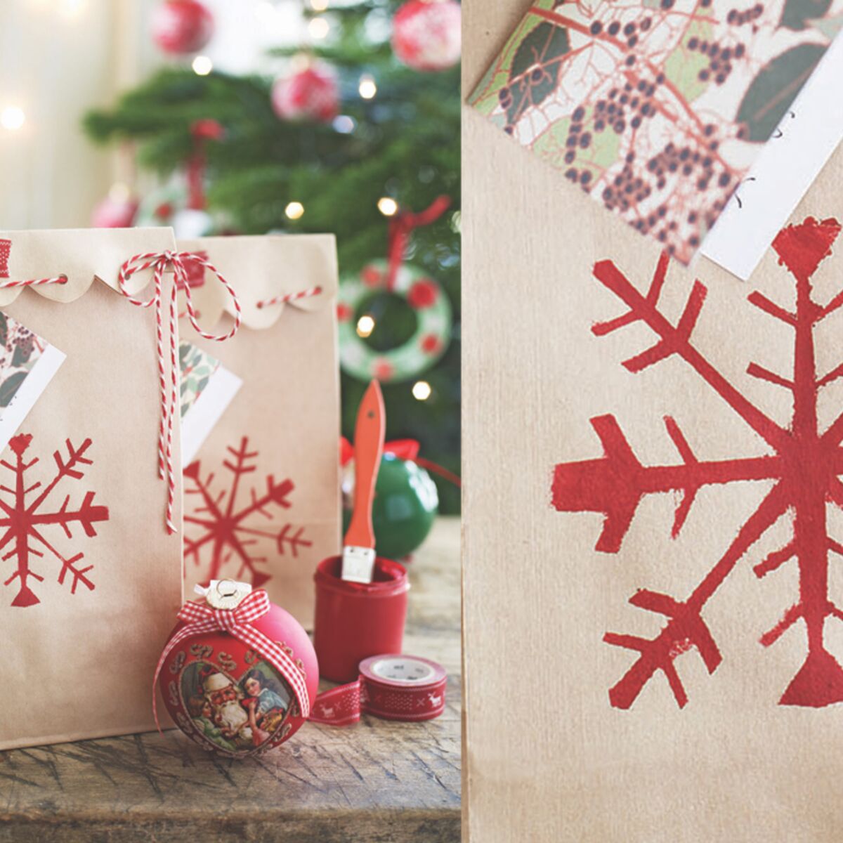 DIY de Noël : fabriquer de jolies pochettes cadeau - Cultura