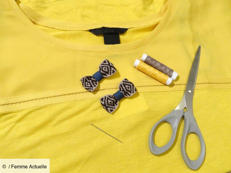 DIY d butant des noeuds pour customiser un tee shirt Femme