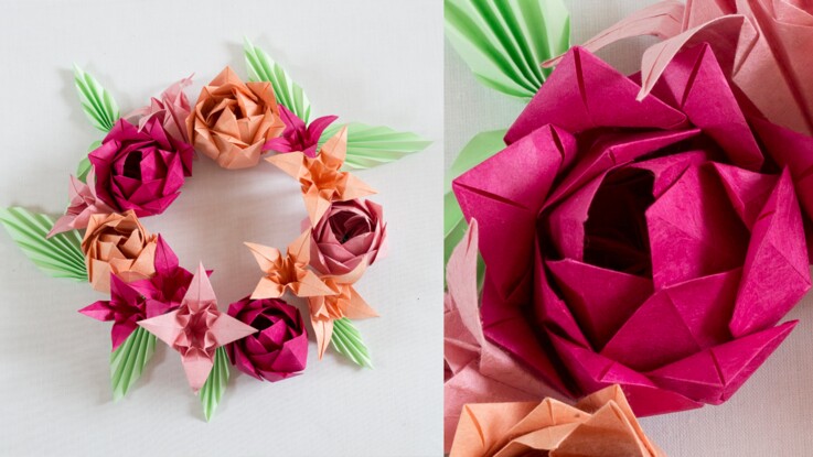 Origami Une Fleur De Lotus Multiple Femme Actuelle Le Mag