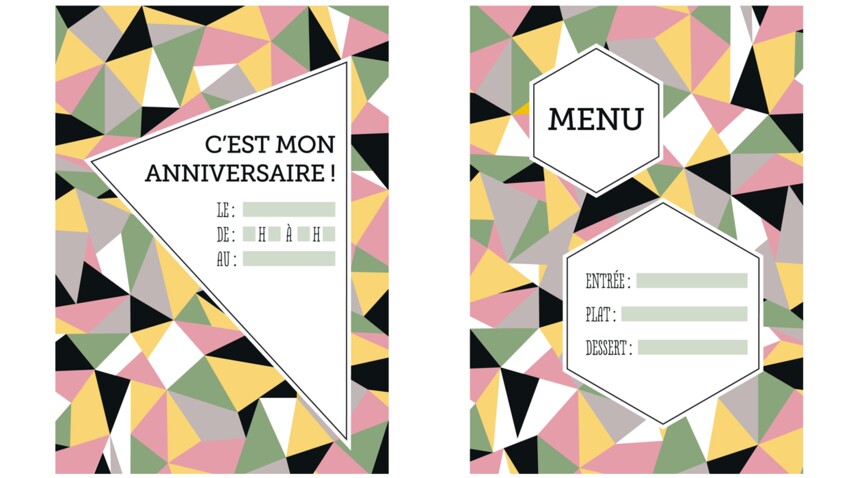 Cartes D Anniversaire Graphique Femme Actuelle Le Mag