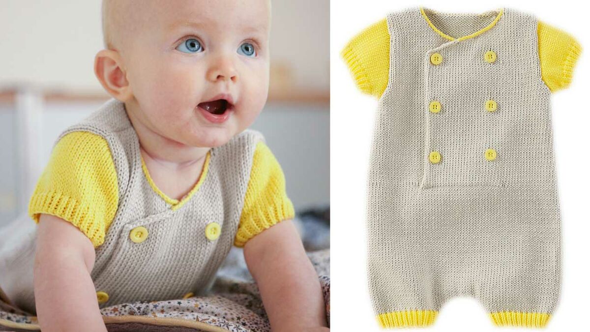 Layette : comment tricoter un pull en laine pour bébé ? : Femme Actuelle Le  MAG