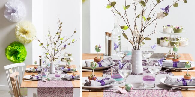 Une jolie table de Pâques