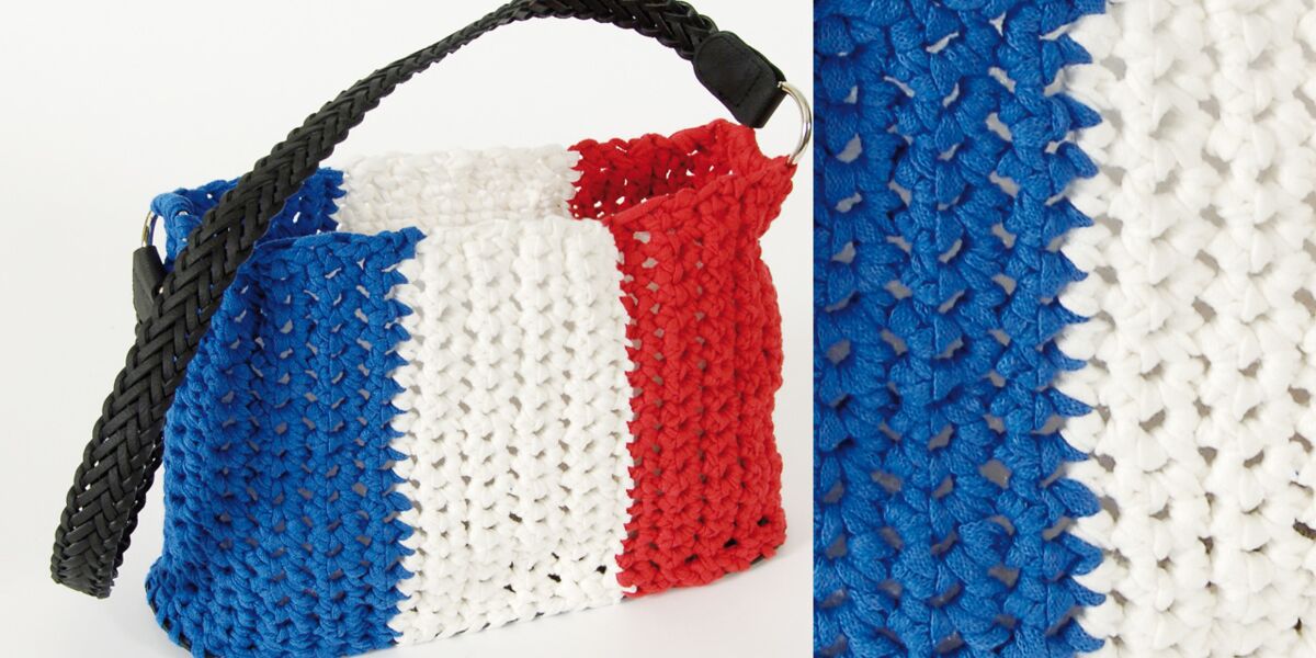 Coopay Ensemble de crochets avec accessoires de tricotage, sac à