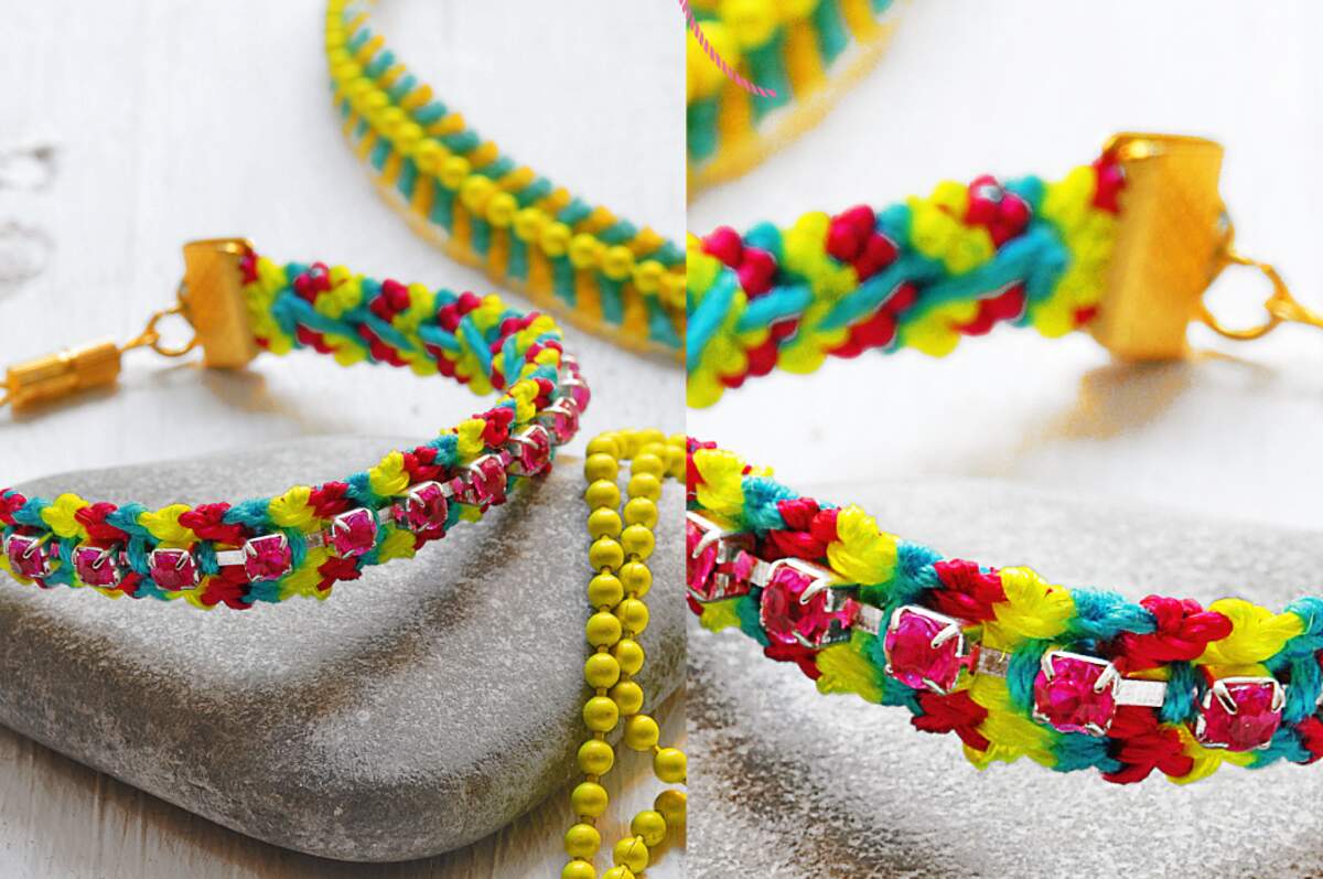 Kit de tissage bracelets brésiliens.