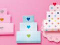 Carte pour un anniversaire : l’origami gâteau