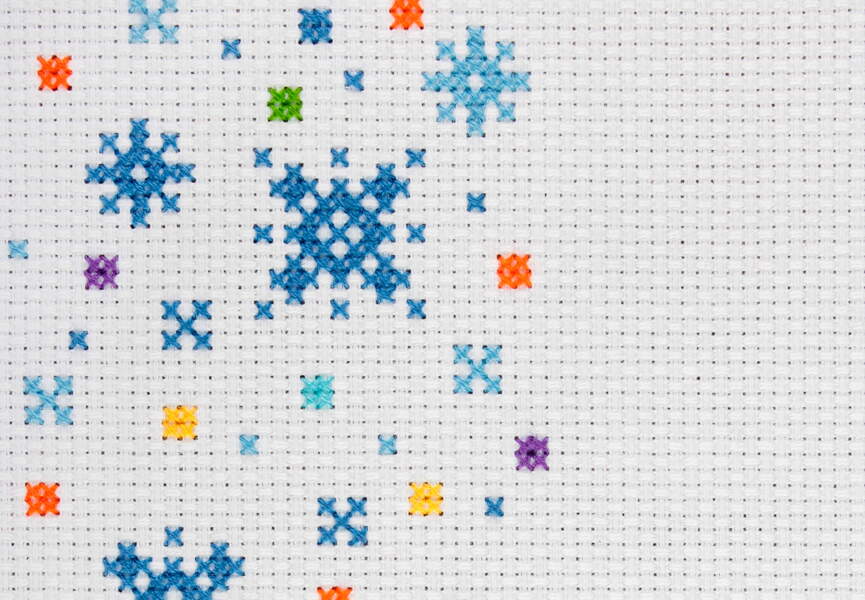 Noël : des grilles de broderie au point de croix - Femme Actuelle