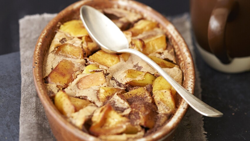 Clafoutis Aux Pommes Au Carre Frais Et Banania Femme Actuelle Le Mag