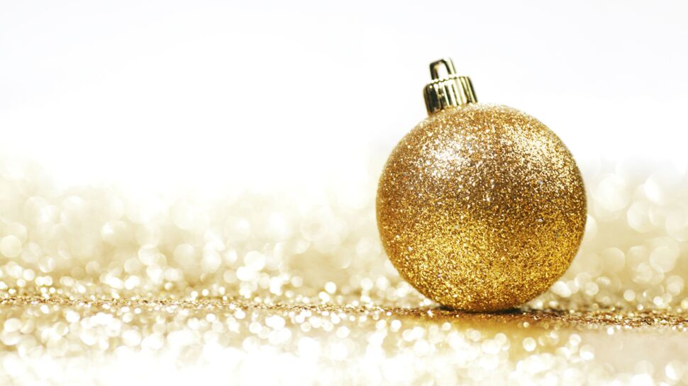 Une décoration de Noël en or et argent