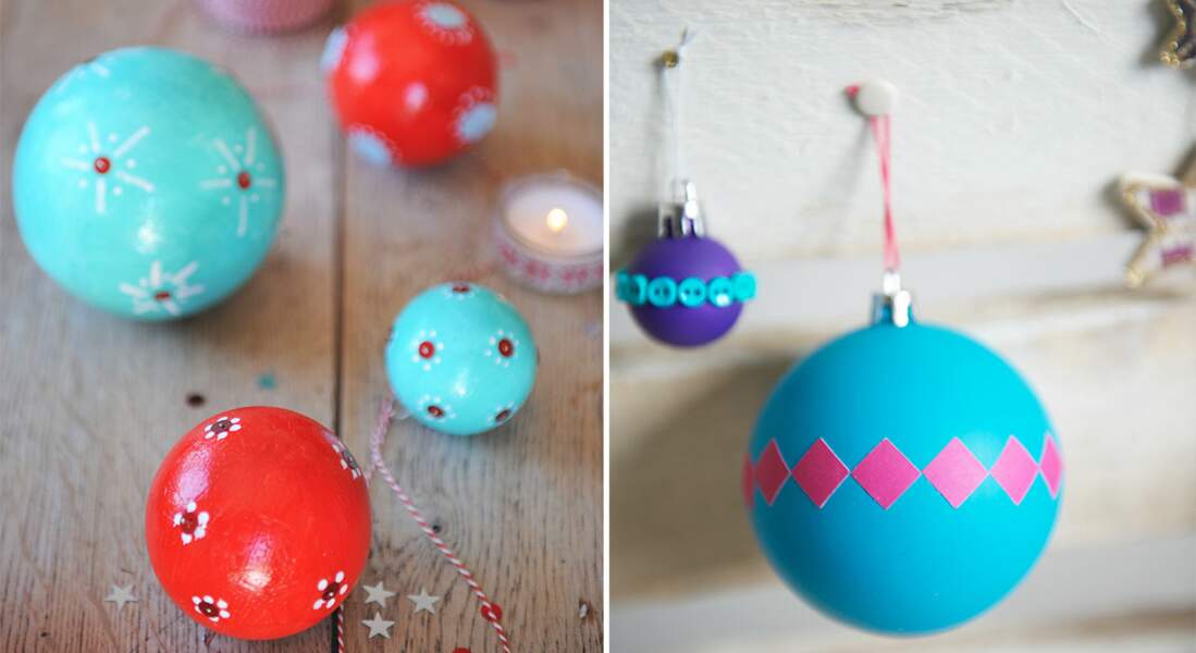 Boules De Noël à Faire Soi Même Femme Actuelle