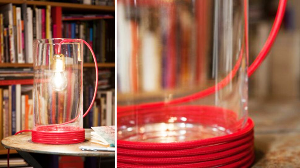 Créer une lampe originale et tendance avec un vase transparent