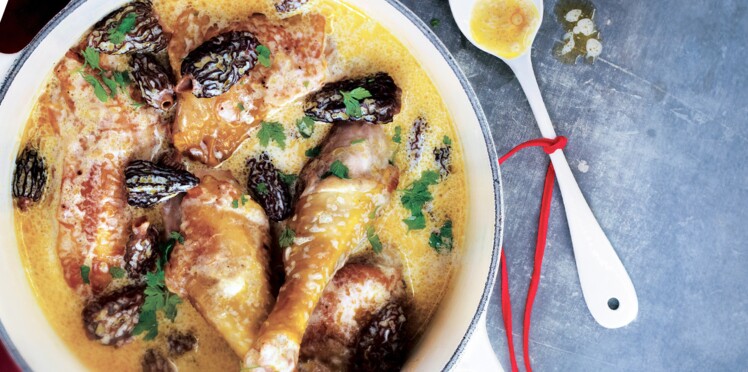 Poulet Au Vin Jaune Et Morilles Femme Actuelle Le Mag