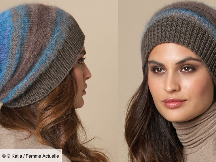 Le bonnet facile a tricoter : Femme Actuelle Le MAG
