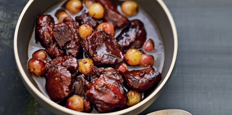 Joue De Boeuf Au Vin Rouge Touche Dasie Femme Actuelle