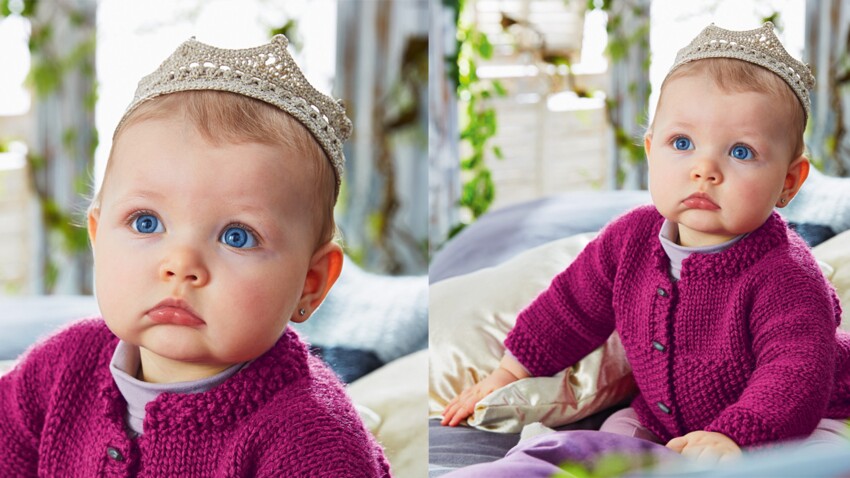 Une Couronne Au Crochet Pour Bebe Femme Actuelle Le Mag