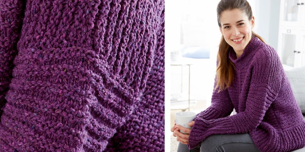 Un long gilet à tricoter : Femme Actuelle Le MAG