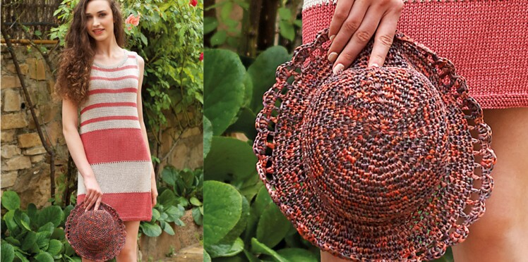 Le Chapeau Au Crochet En Raphia Femme Actuelle Le Mag