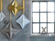 Une étoile de Noël en origami avec une seule feuille