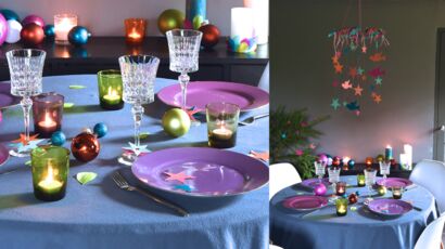 Table de noël : nos idées pour avoir une décoration de table chic et faite  maison : Femme Actuelle Le MAG