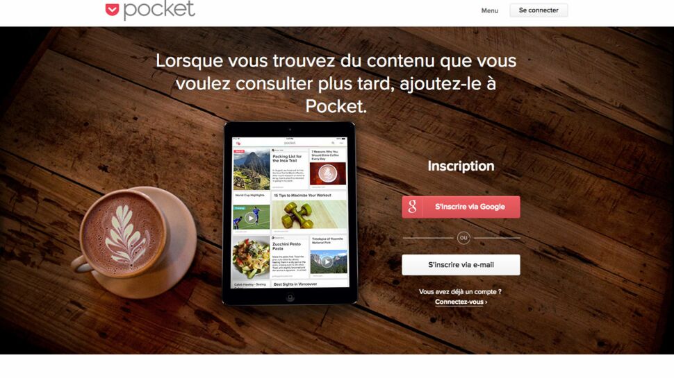 Pocket  : l'application pour sauvergarder en un clic