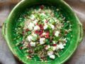 Salade de quinoa, feta et menthe facile