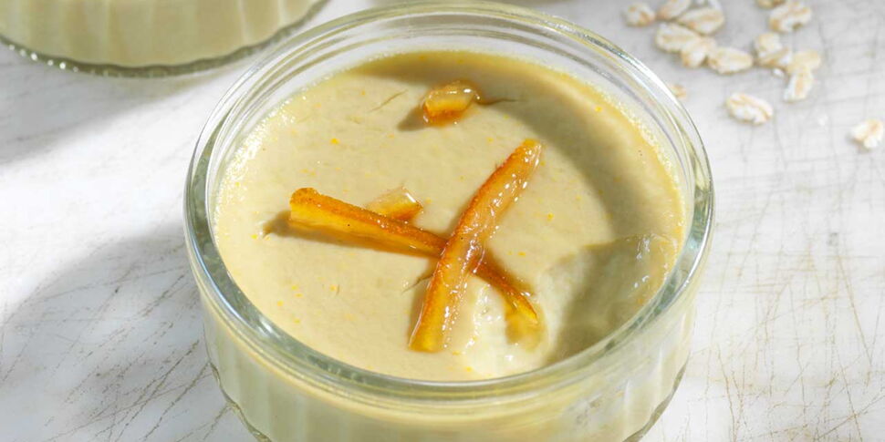 Petits pots de crème à l'orange au lait d’avoine : Femme Actuelle Le MAG