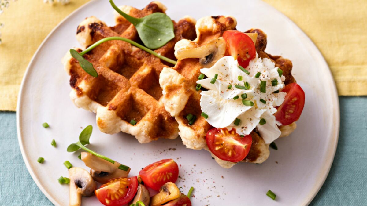 Gaufre aux légumes : découvrez les recettes de Cuisine Actuelle