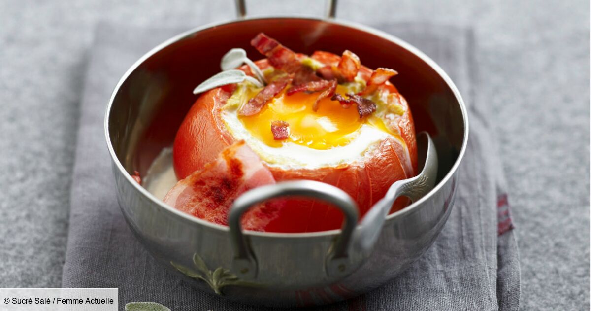 Œufs cocotte en nid de tomate
