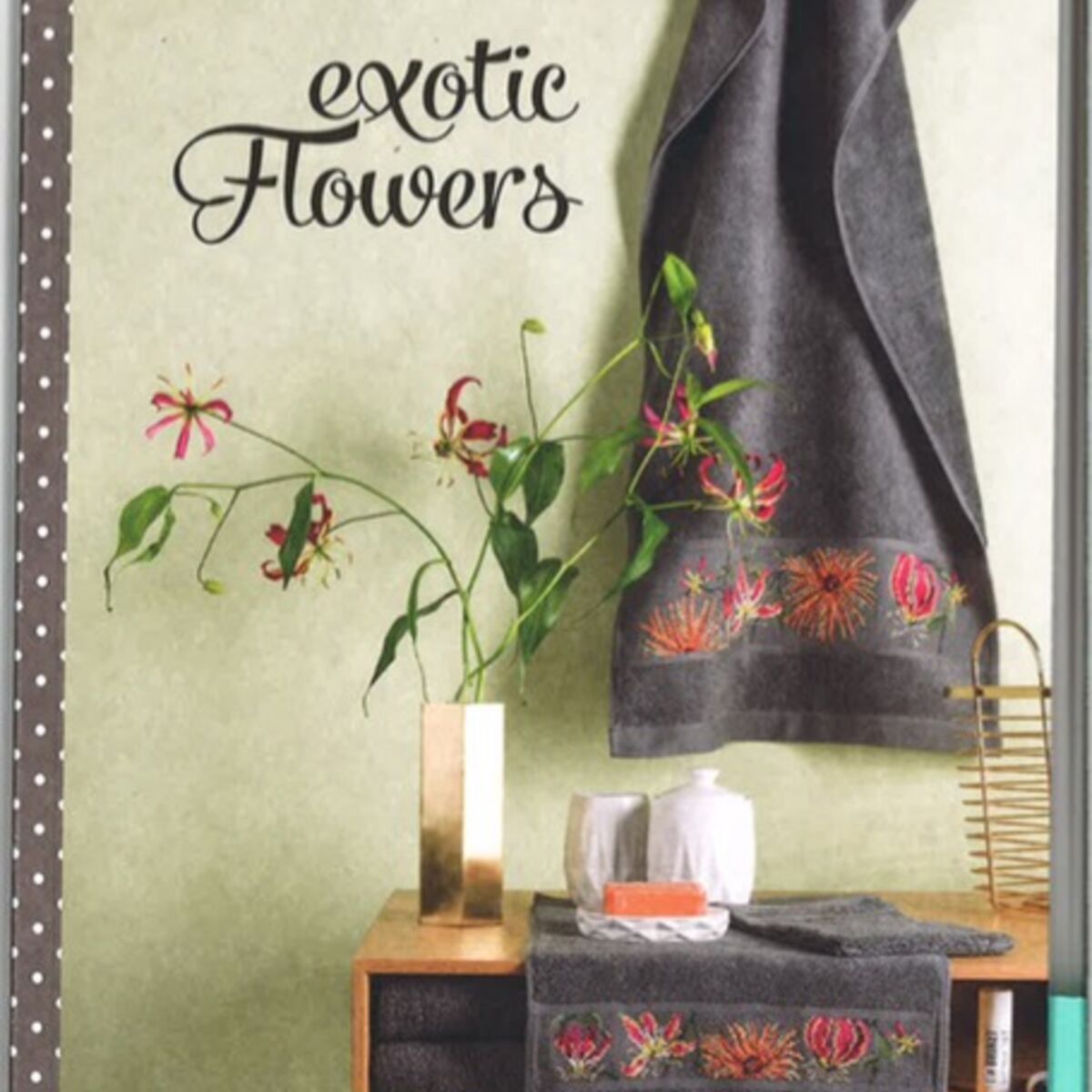 Serviettes Brodees De Feuilles Femme Actuelle Le Mag