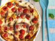 Clafoutis de mozzarella aux tomates cerises et anchois