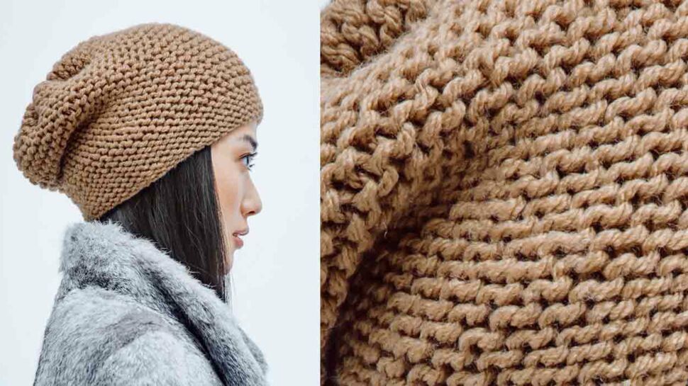 Le bonnet facile a tricoter