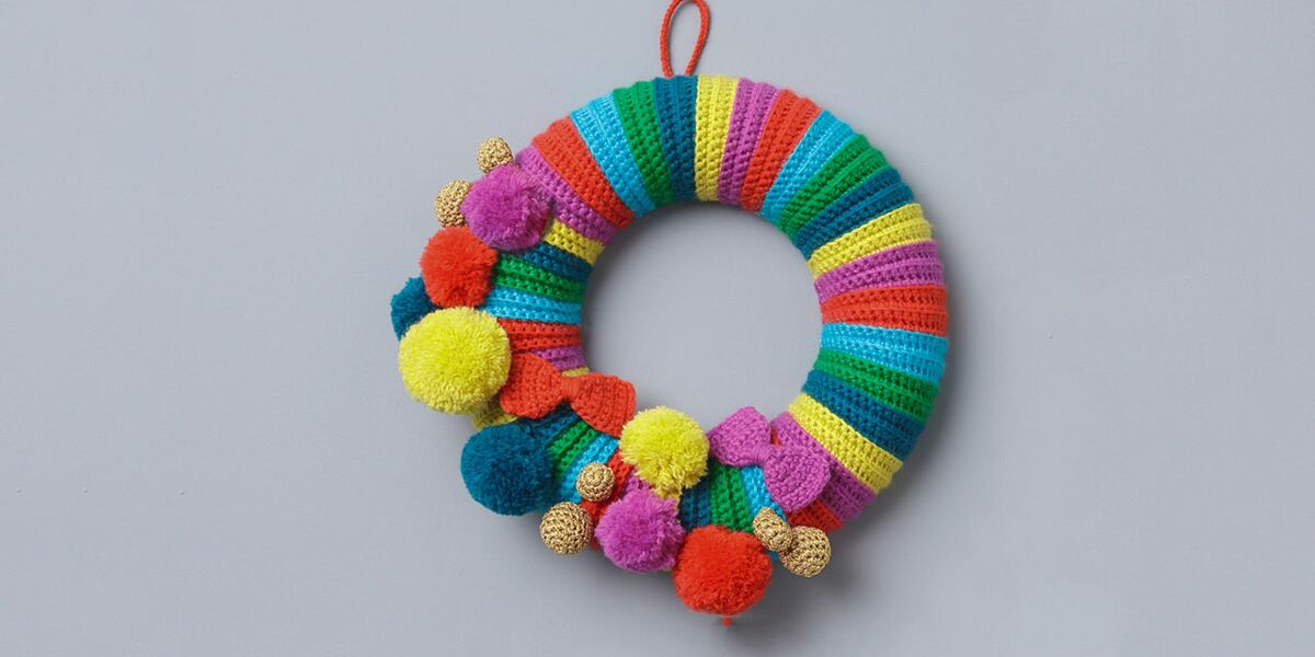 Idees Creatives De Noel Une Couronne Au Crochet Femme Actuelle Le Mag