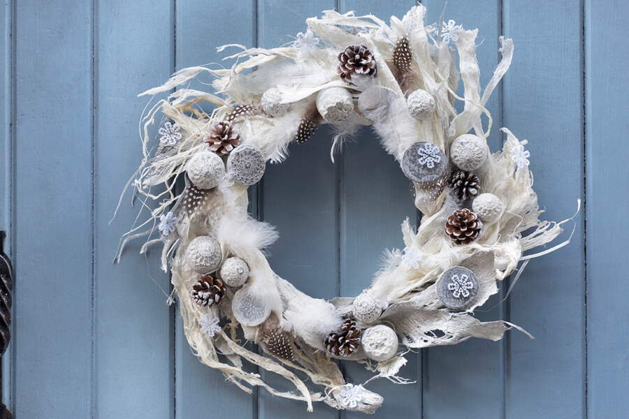 Nos plus belles couronnes de Noël à faire soi-même - Femme Actuelle