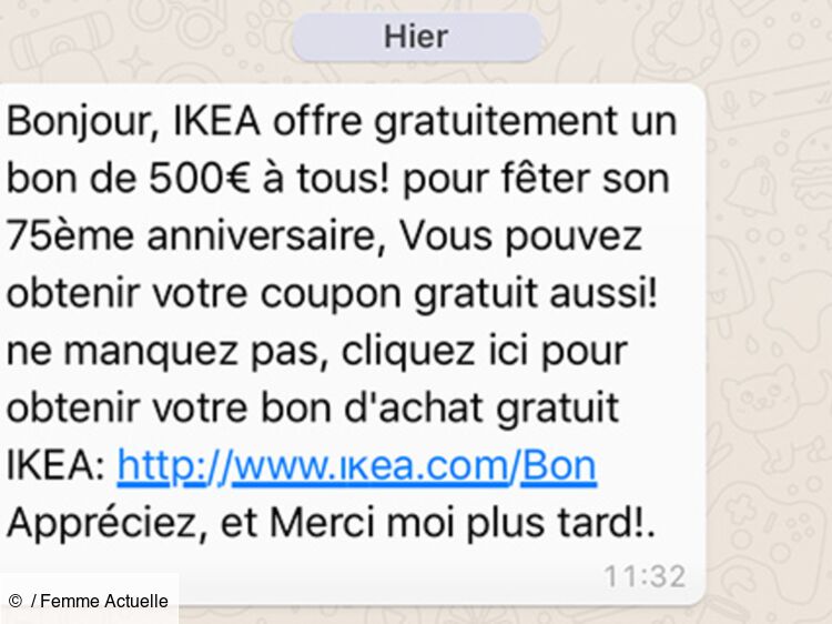 Ikea Attention Aux Faux Bons Cadeaux Femme Actuelle Le Mag