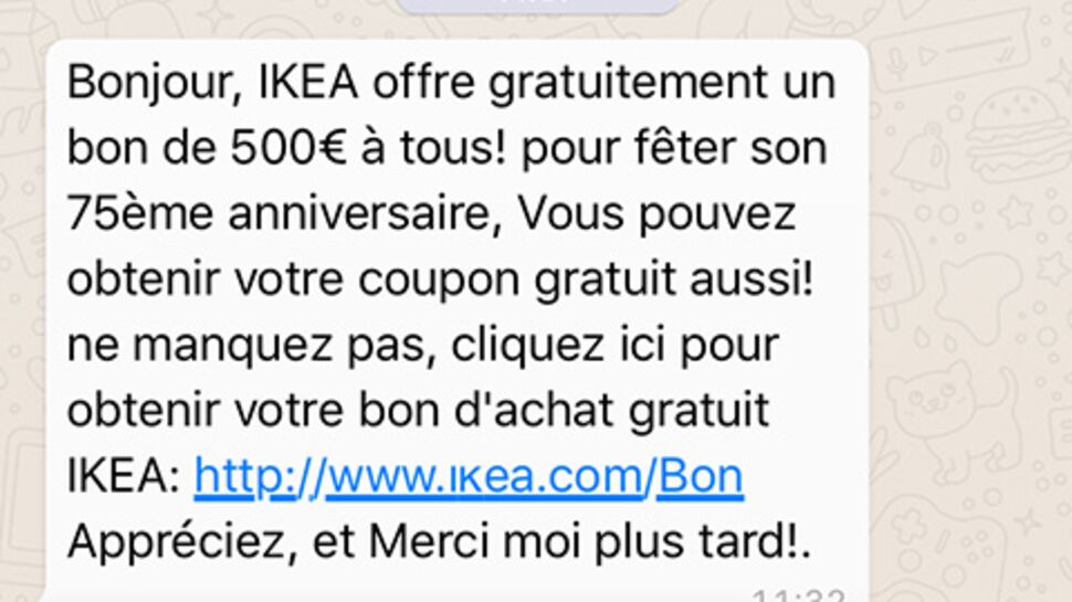 Ikea : attention aux faux bons cadeaux